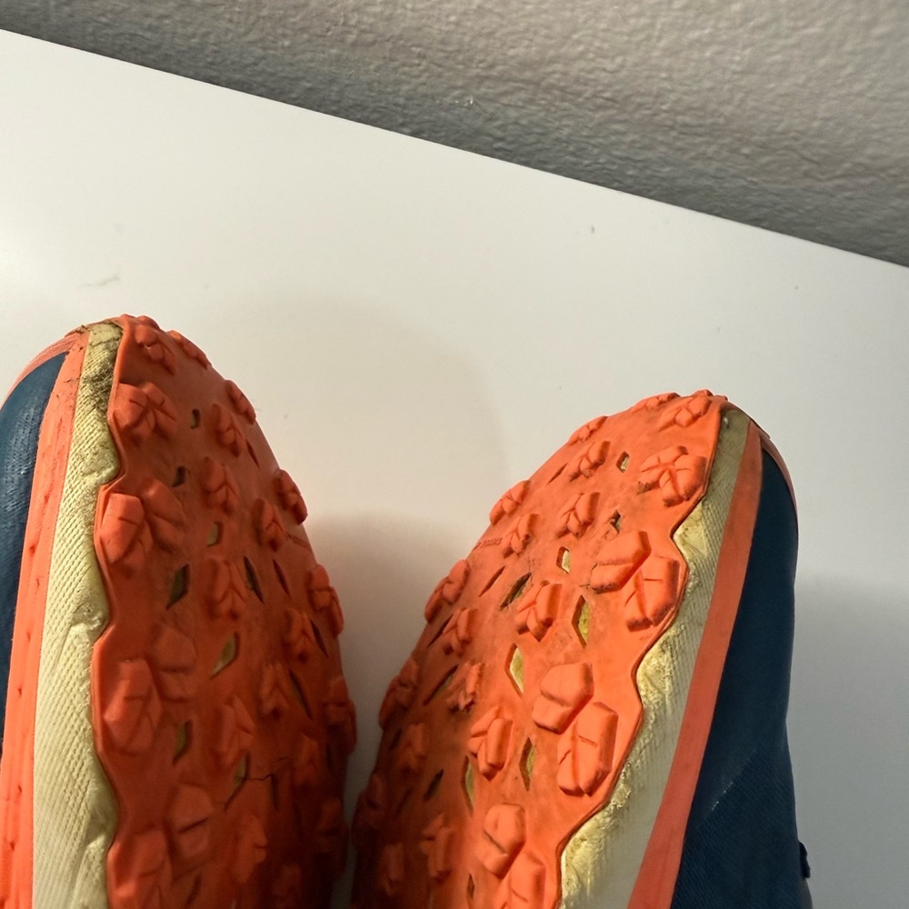 Brooks Vibrant Blue and Coral Athletic Shoes - Picture 6 of 8